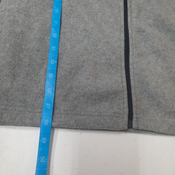 Vintage Starter Full Zip Up Fleece Jacket Men's Size XL Grey Activewear Sporty - Picture 5 of 6